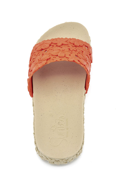 Eco-friendly summer slides for women