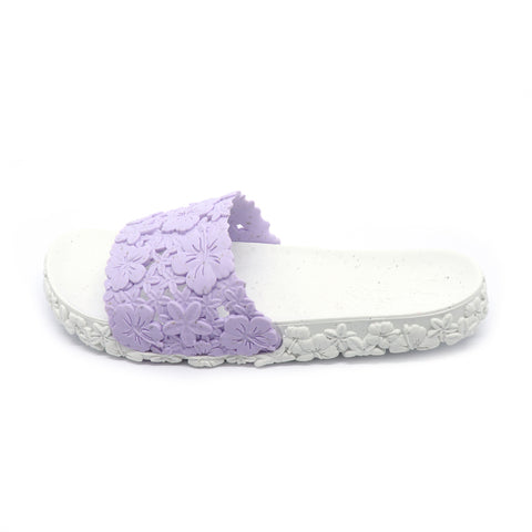 Comfortable Women's Lavender Slides