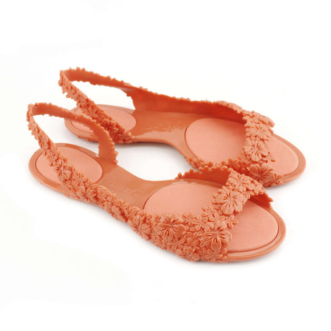 Beautiful Original Hawaii Coral Flat Sandals