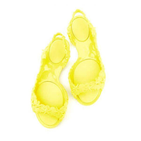 Sunies Women's Yellow Flat Sandals